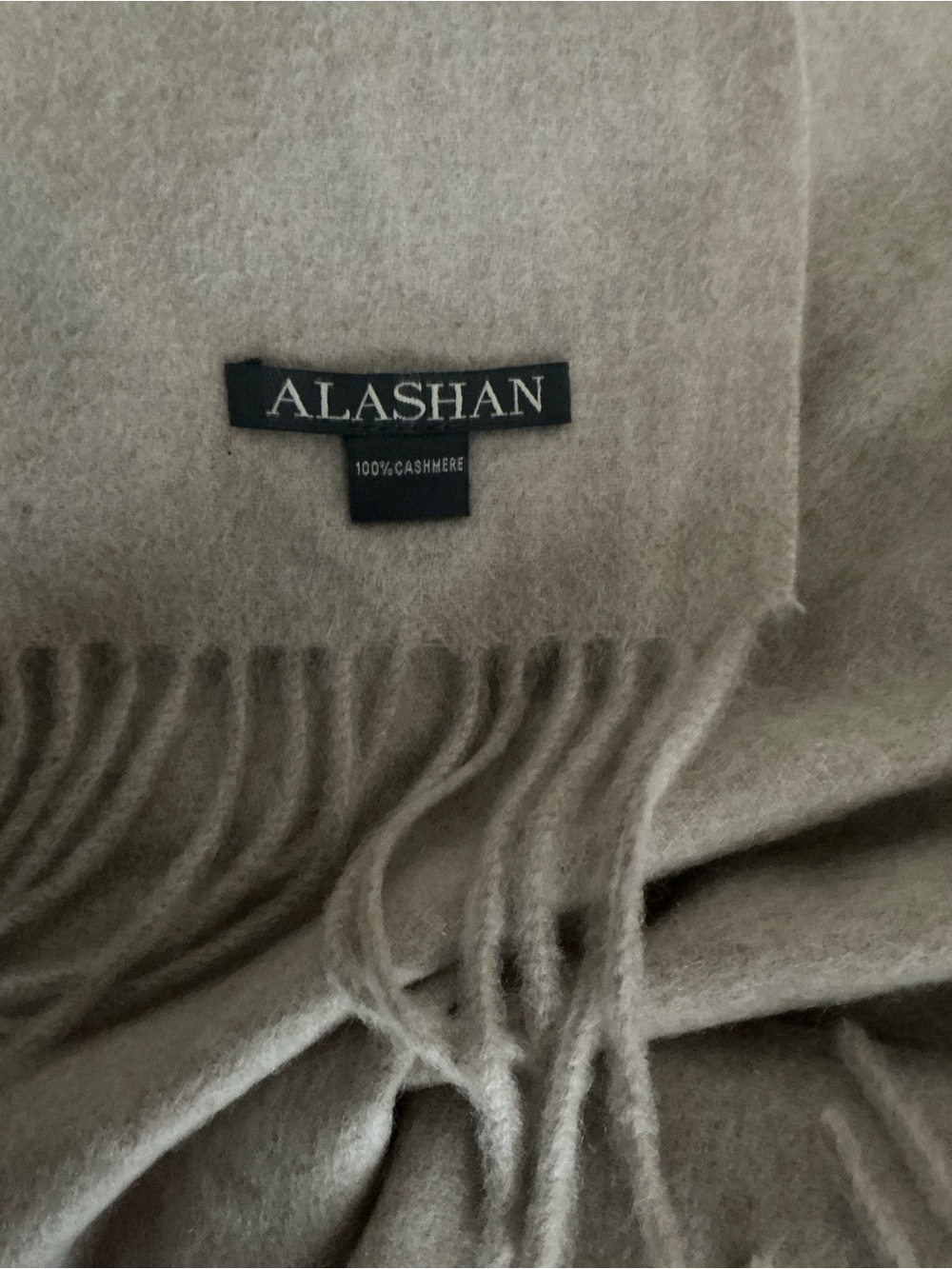 Alashan 100% Cashmere Throw NWT Fringe Luxury